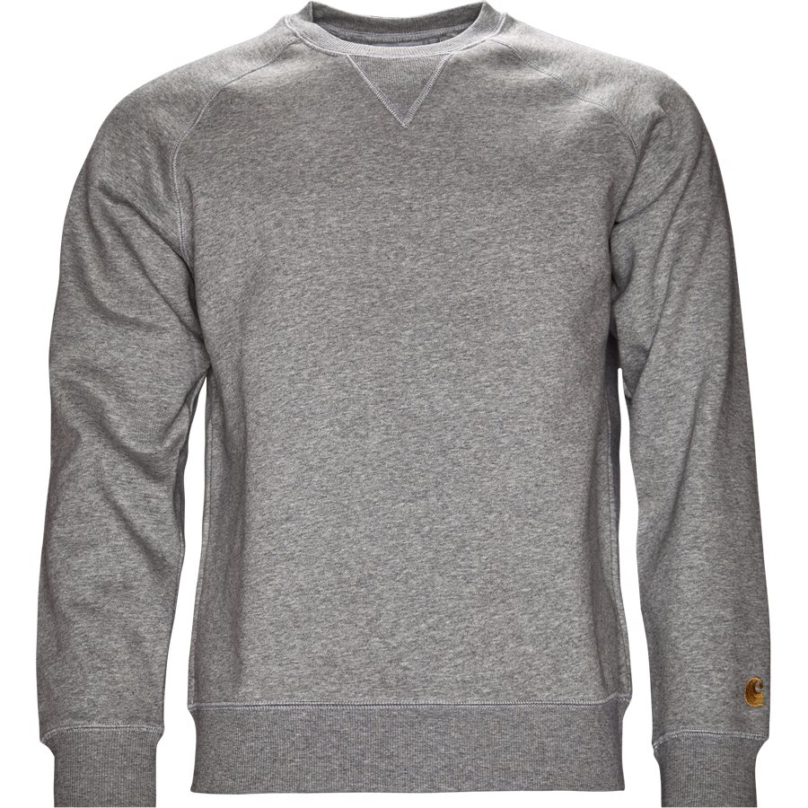 CHASE SWEAT I024652 - Chase Sweat - Sweatshirts - Regular - GREY HTR/GOLD - 1